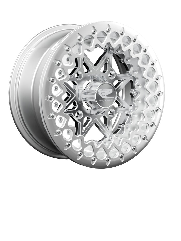 V2 - FF Forged Polished Beadlock - Silver - 15x7 | 4x156 / Polished V.2 / Spinner cap