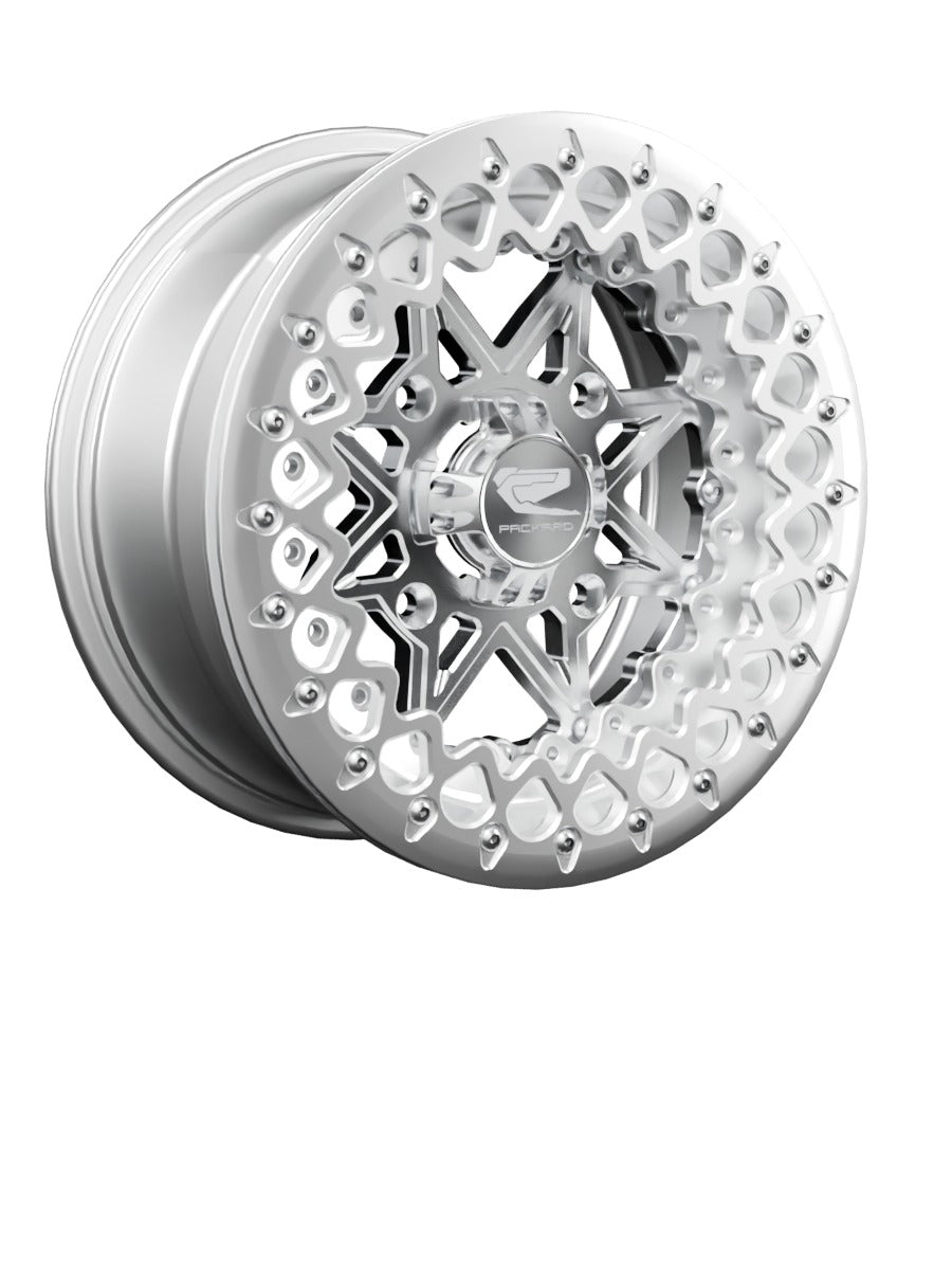 V2 - FF Forged Polished Beadlock - Silver - 15x7 | 4x156 / Polished V.2