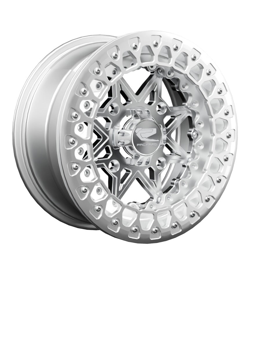 V2 - FF Forged Polished Beadlock - Silver - 15x7 | 4x156 / Polished V.3