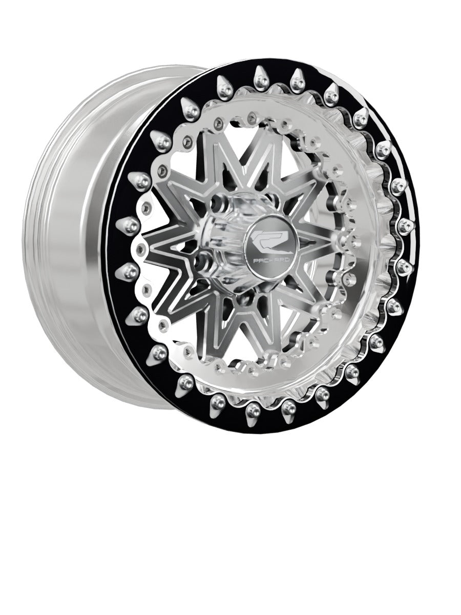 V2 Super Star - FF Forged Polished Beadlock - Silver RZR Pro R 5x4.5