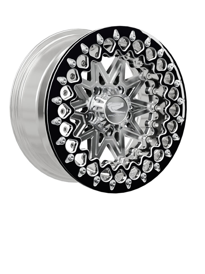 V2 Super Star - FF Forged Polished Beadlock - Silver RZR Pro R 5x4.5