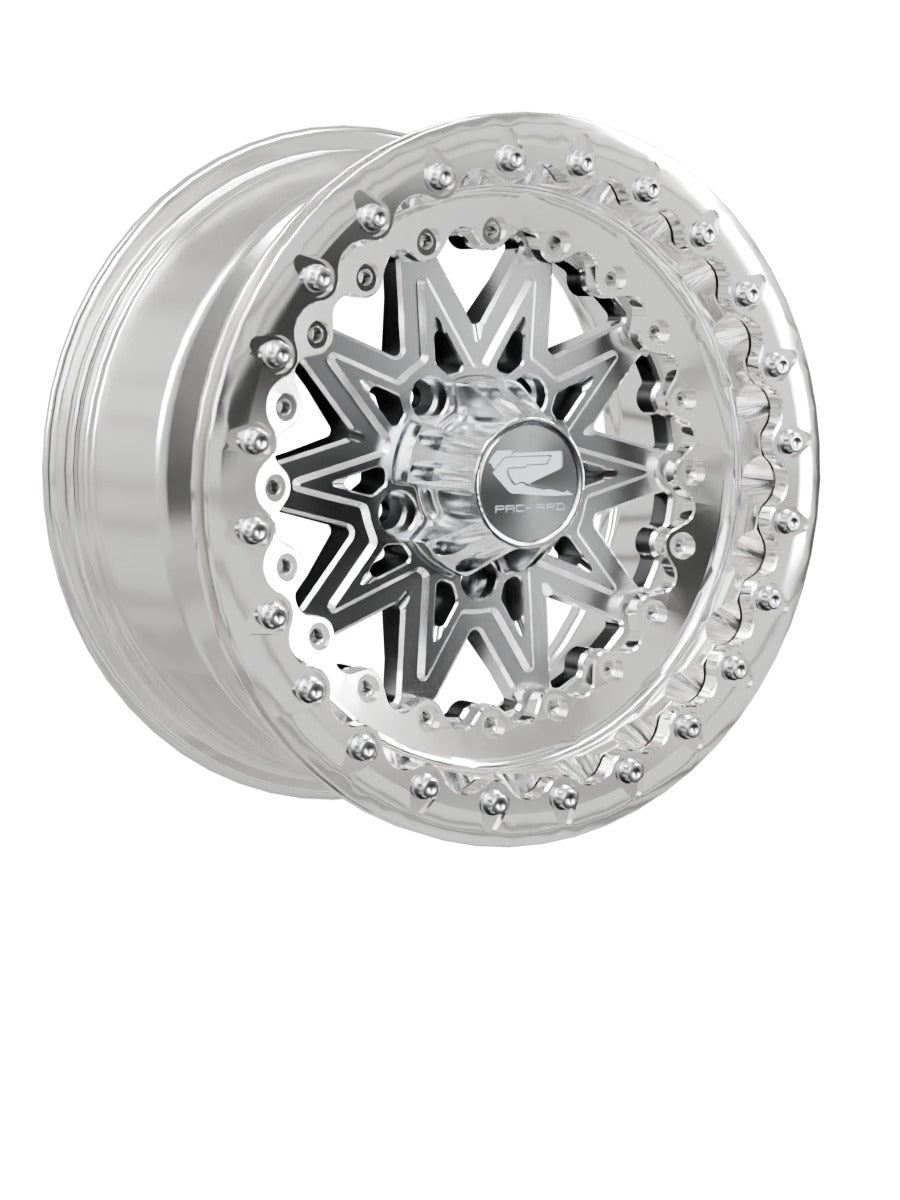 V2 Super Star - FF Forged Polished Beadlock - Silver RZR Pro R 5x4.5