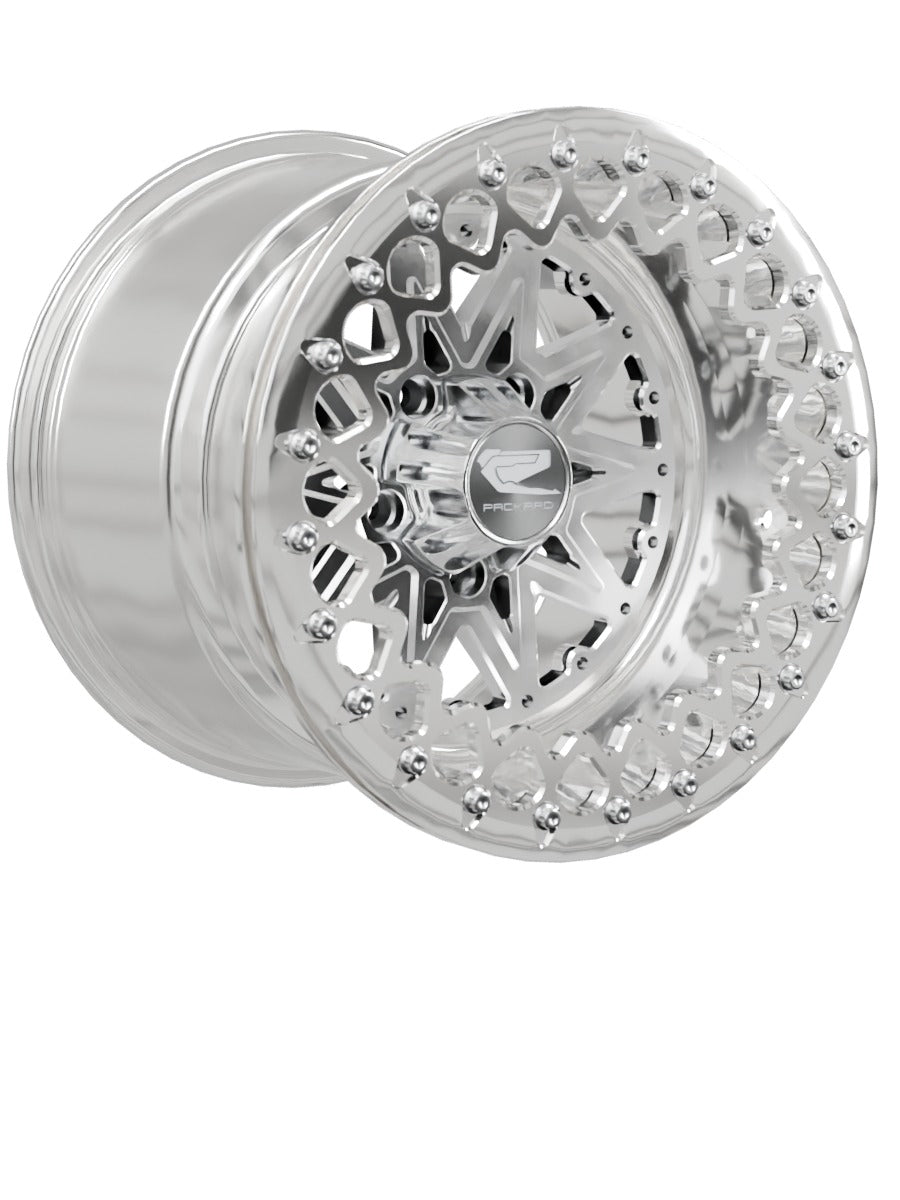 V2 Super Star - FF Forged Polished Beadlock - Silver RZR Pro R 5x4.5
