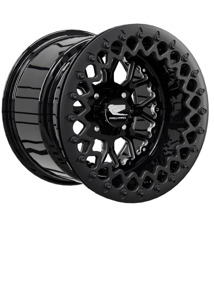 Wishbone - FF Forged Beadlock - Gloss Black 4x110 - 15x11 | 4x110 / Satin Black V.2
