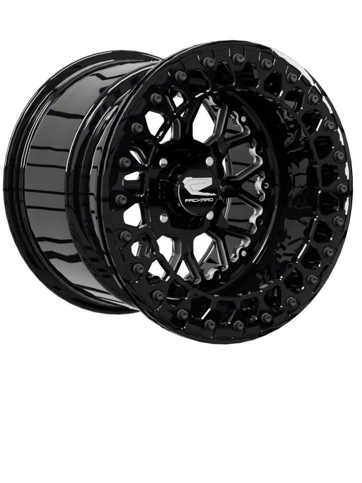 Wishbone - FF Forged Beadlock - Gloss Black 4x110 - 15x11 | 4x110 / Gloss Black V.3