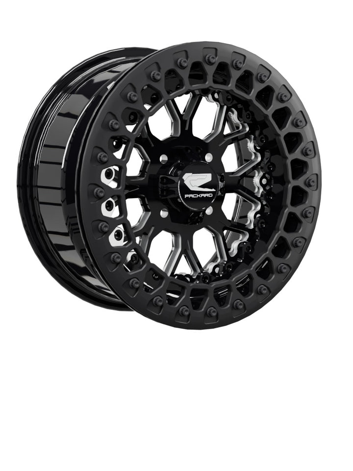 Wishbone - FF Forged Beadlock - Gloss Black 4x110 - 15x7 | 4x110 / Satin Black V.3