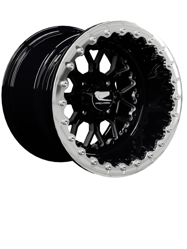 Wishbone - FF Forged Beadlock - Gloss Black 4x110 - 15x11 | 4x110 / Polished V.1