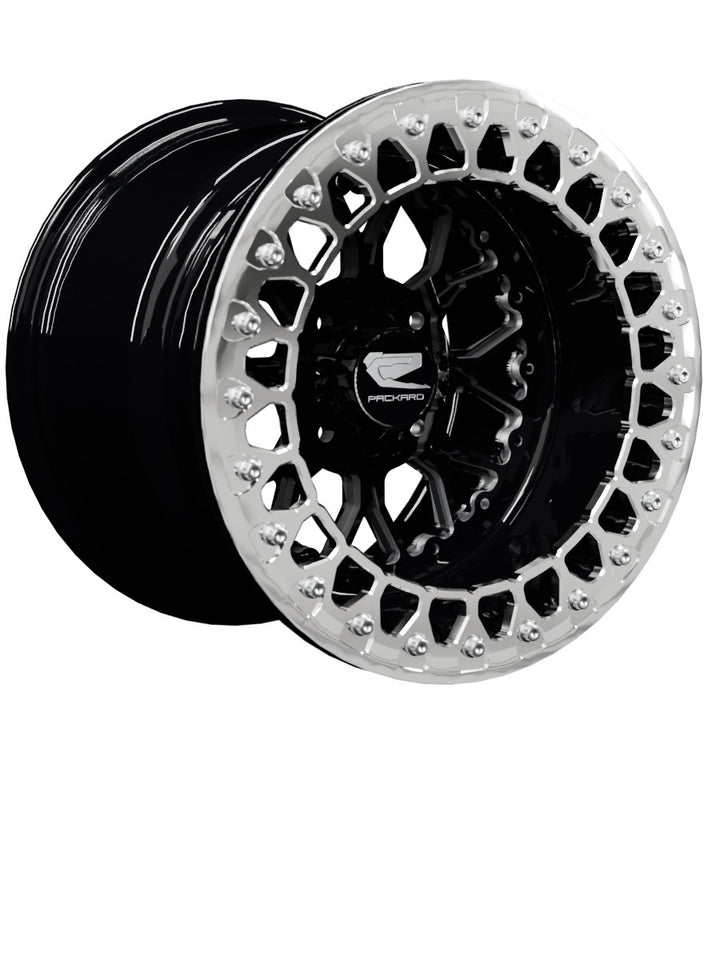 Wishbone - FF Forged Beadlock - Gloss Black 4x110 - 15x11 | 4x110 / Polished V.3