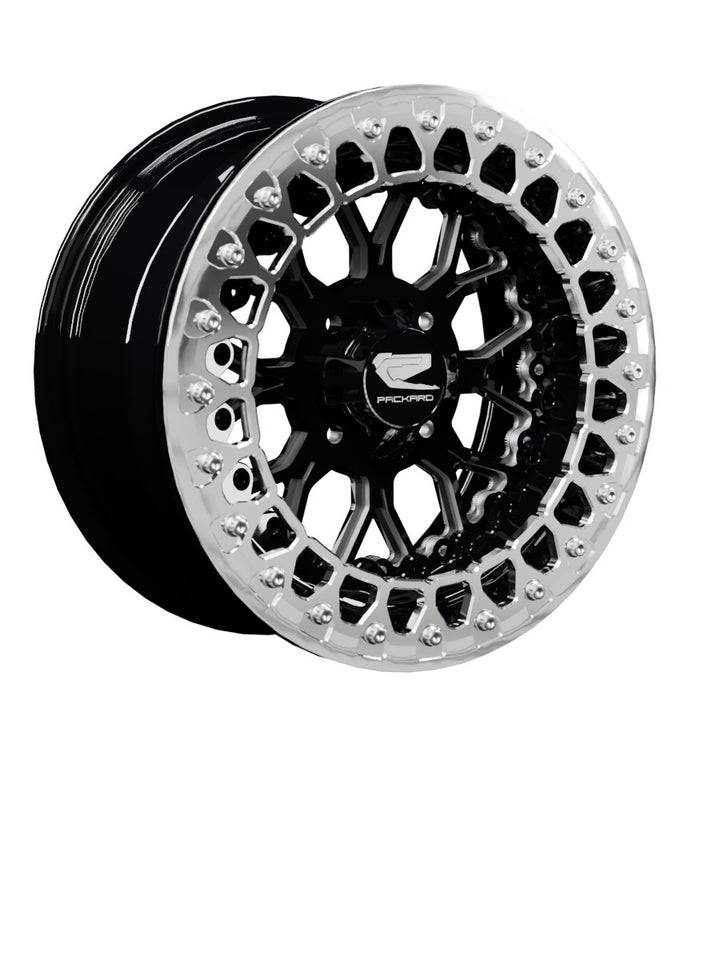 Wishbone - FF Forged Beadlock - Gloss Black 4x110 - 15x7 | 4x110 / Polished V.3