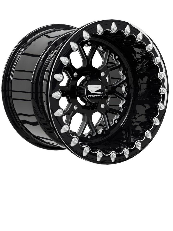 Wishbone - FF Forged Beadlock - Gloss Black - 15x11 | 4x136 / Contrast Machined V.1