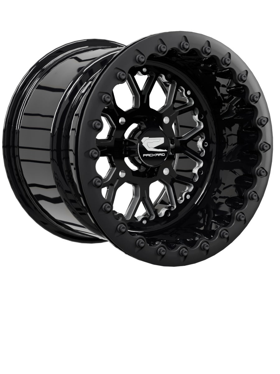 Wishbone - FF Forged Beadlock - Gloss Black - 15x11 | 4x136 / Satin Black V.1