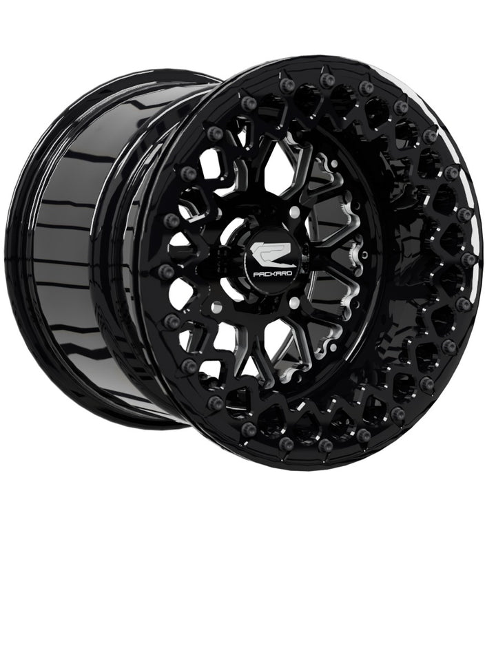Wishbone - FF Forged Beadlock - Gloss Black - 15x11 | 4x136 / Gloss Black V.2