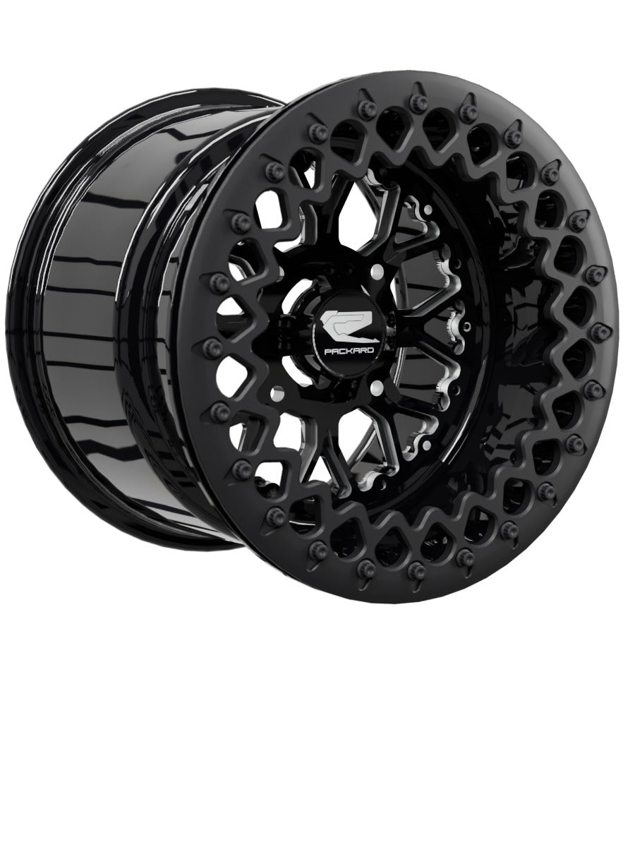 Wishbone - FF Forged Beadlock - Gloss Black - 15x11 | 4x136 / Satin Black V.2