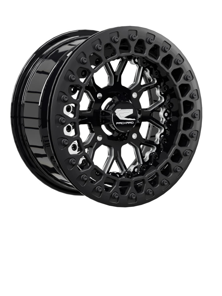 Wishbone - FF Forged Beadlock - Gloss Black - 15x7 | 4x136 / Satin Black V.3