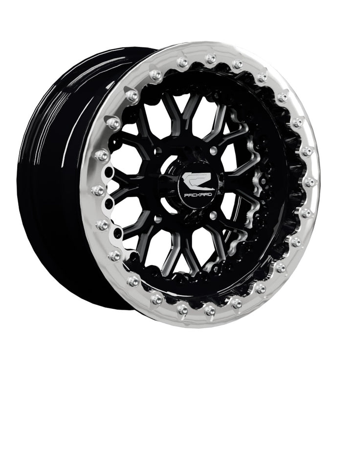 Wishbone - FF Forged Beadlock - Gloss Black - 15x7 | 4x136 / Polished V.1