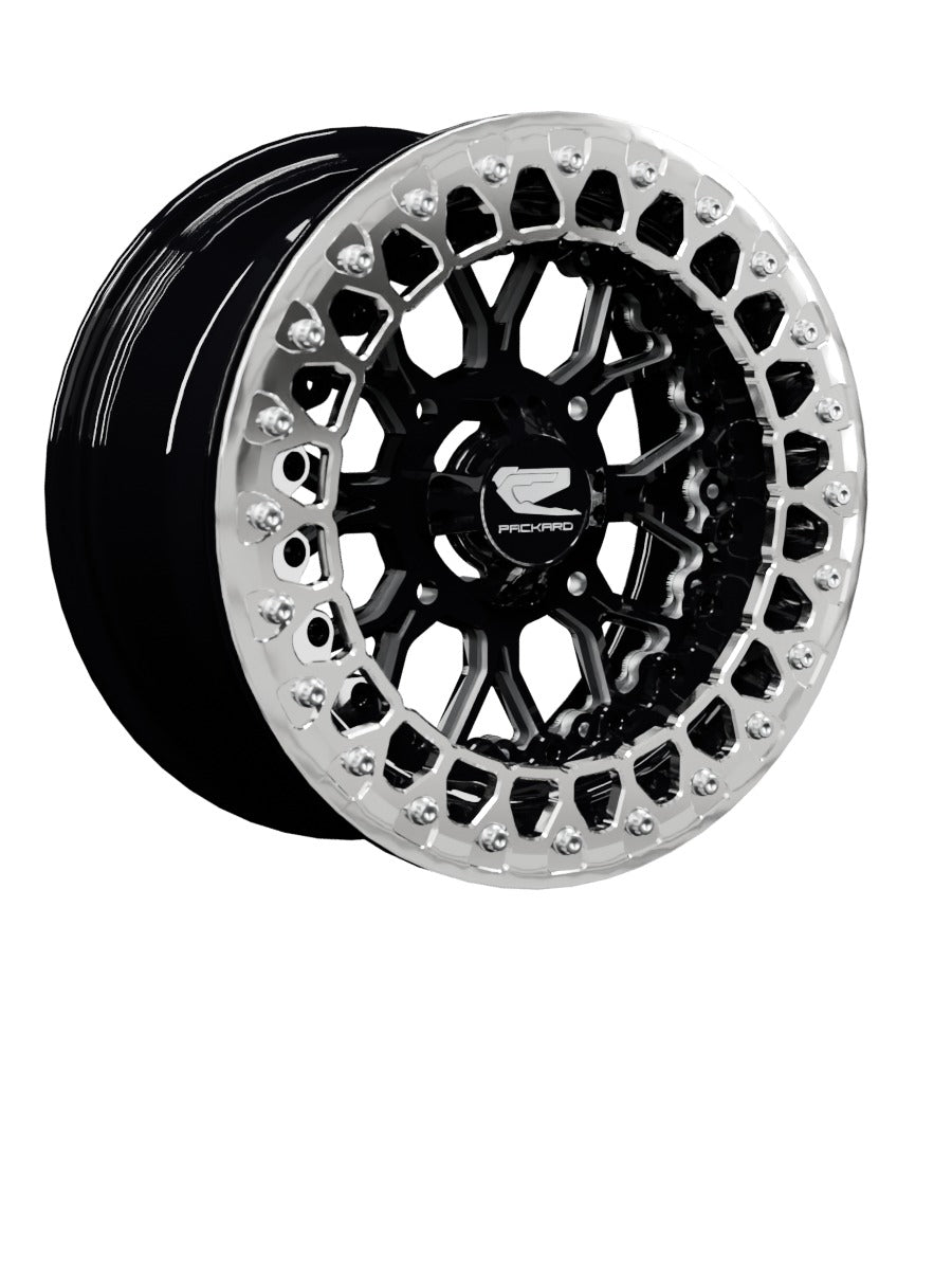 Wishbone - FF Forged Beadlock - Gloss Black - 15x7 | 4x136 / Polished V.3