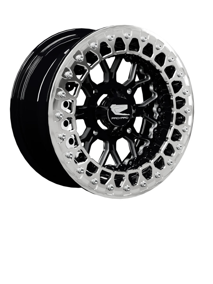 Wishbone - FF Forged Beadlock - Gloss Black - 15x7 | 4x136 / Polished V.3