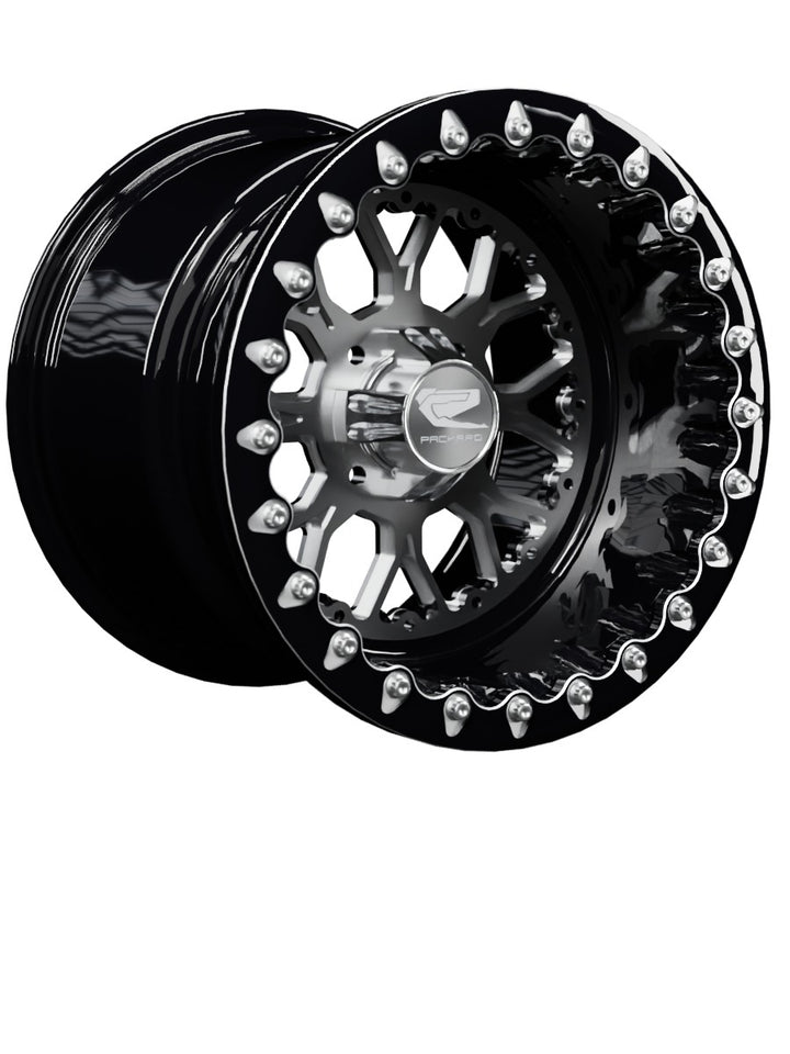 Wishbone - FF Forged Beadlock - Silver 4x110 - 15x11 | 4x110 / Contrast Machined V.1 / Yes