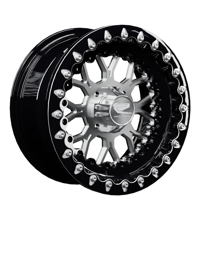 Wishbone - FF Forged Beadlock - Silver 4x110 - 15x7 | 4x110 / Contrast Machined V.1 / Yes