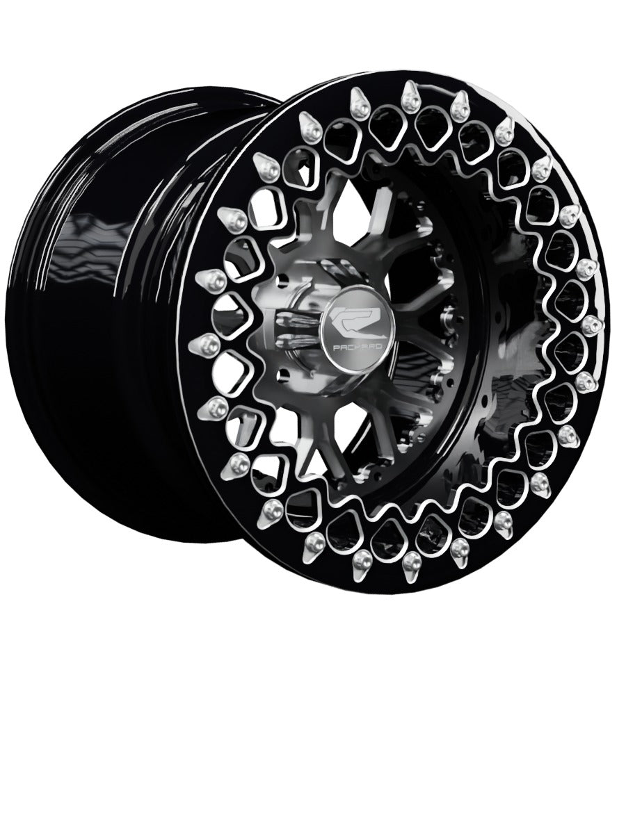Wishbone - FF Forged Beadlock - Silver 4x110 - 15x11 | 4x110 / Contrast Machined V.2 / Yes