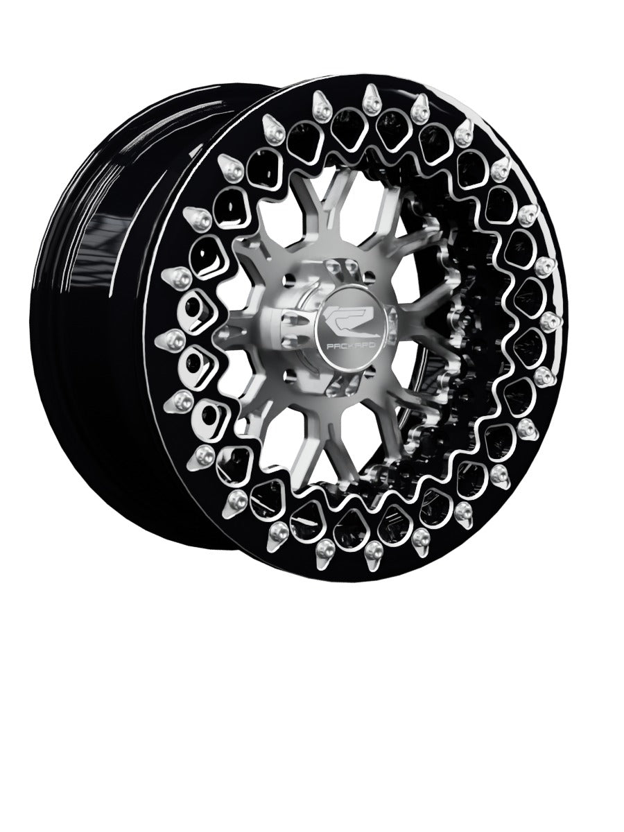 Wishbone - FF Forged Beadlock - Silver 4x110 - 15x7 | 4x110 / Contrast Machined V.2 / No
