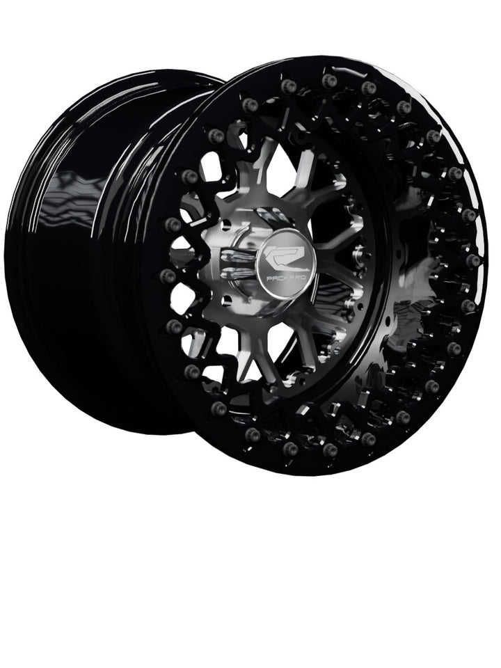 Wishbone - FF Forged Beadlock - Silver 4x110 - 15x11 | 4x110 / Gloss Black V.2 / Yes