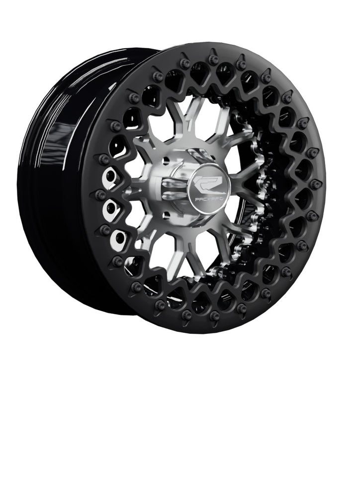 Wishbone - FF Forged Beadlock - Silver 4x110 - 15x7 | 4x110 / Satin Black V.2 / Yes