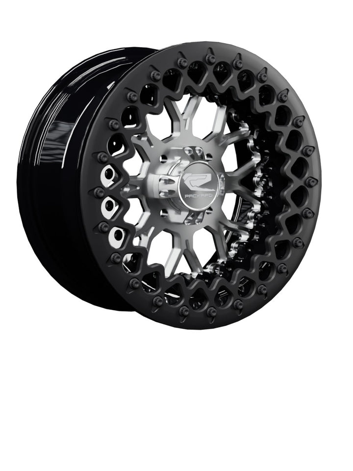 Wishbone - FF Forged Beadlock - Silver 4x110 - 15x7 | 4x110 / Satin Black V.2 / No