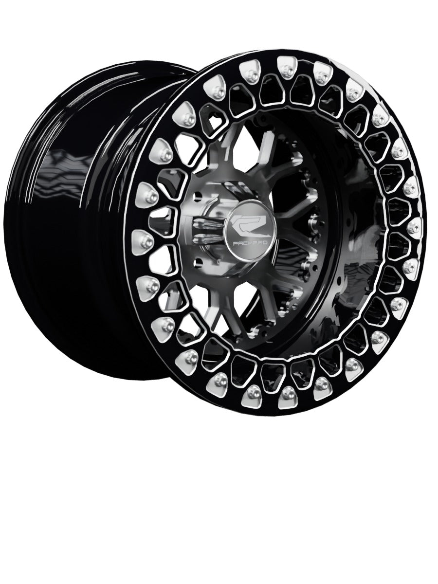 Wishbone - FF Forged Beadlock - Silver 4x110 - 15x11 | 4x110 / Contrast Machined V.3 / Yes