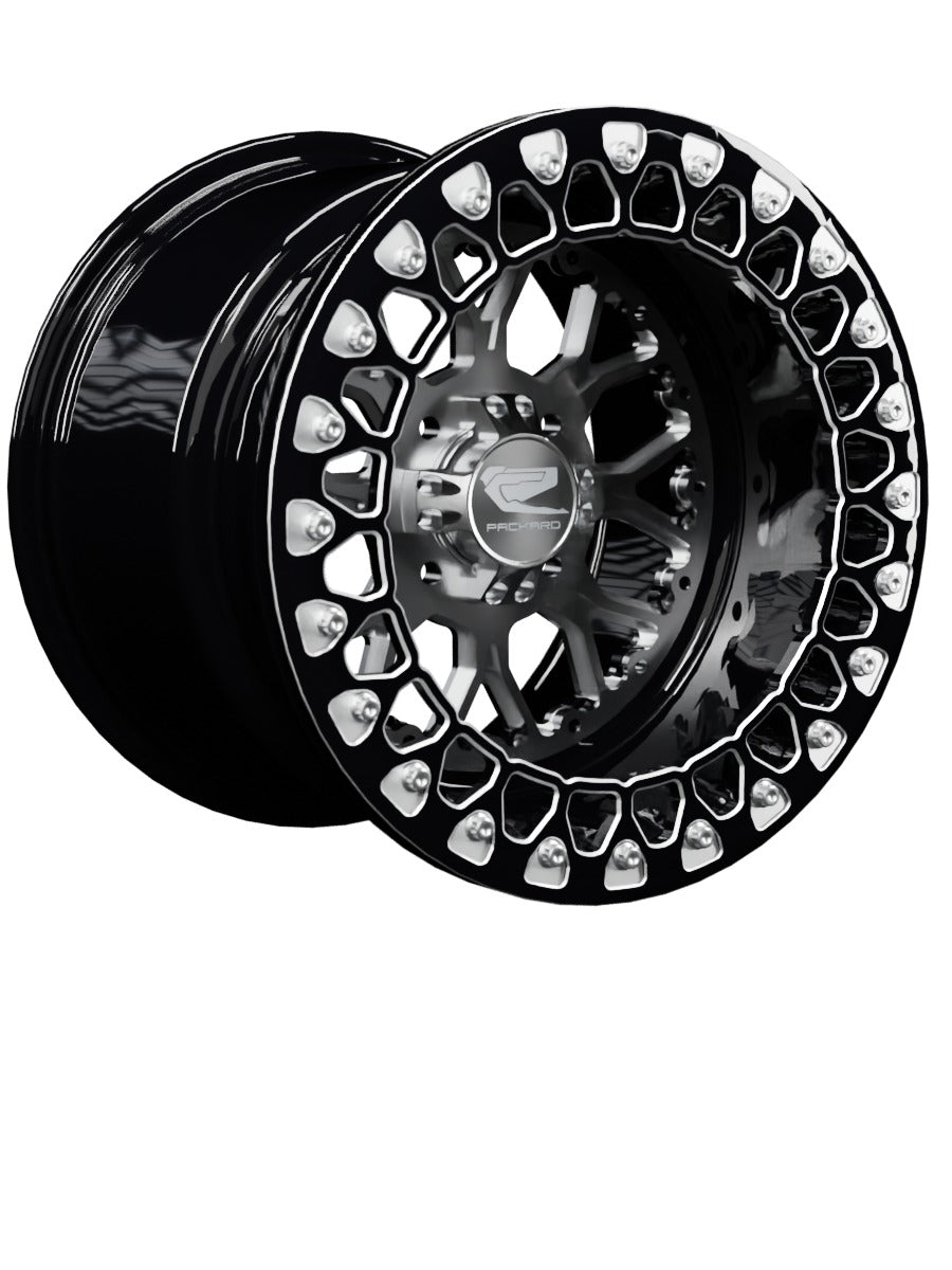 Wishbone - FF Forged Beadlock - Silver 4x110 - 15x11 | 4x110 / Contrast Machined V.3 / No