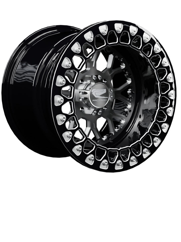Wishbone - FF Forged Beadlock - Silver 4x110 - 15x11 | 4x110 / Contrast Machined V.3 / No