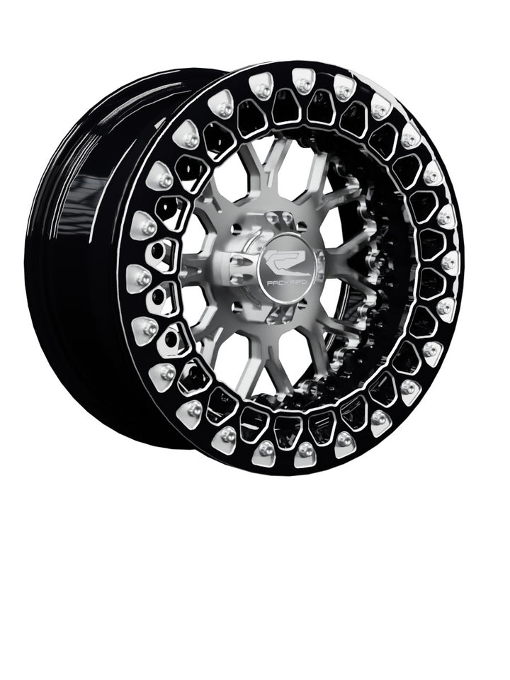 Wishbone - FF Forged Beadlock - Silver 4x110 - 15x7 | 4x110 / Contrast Machined V.3 / No