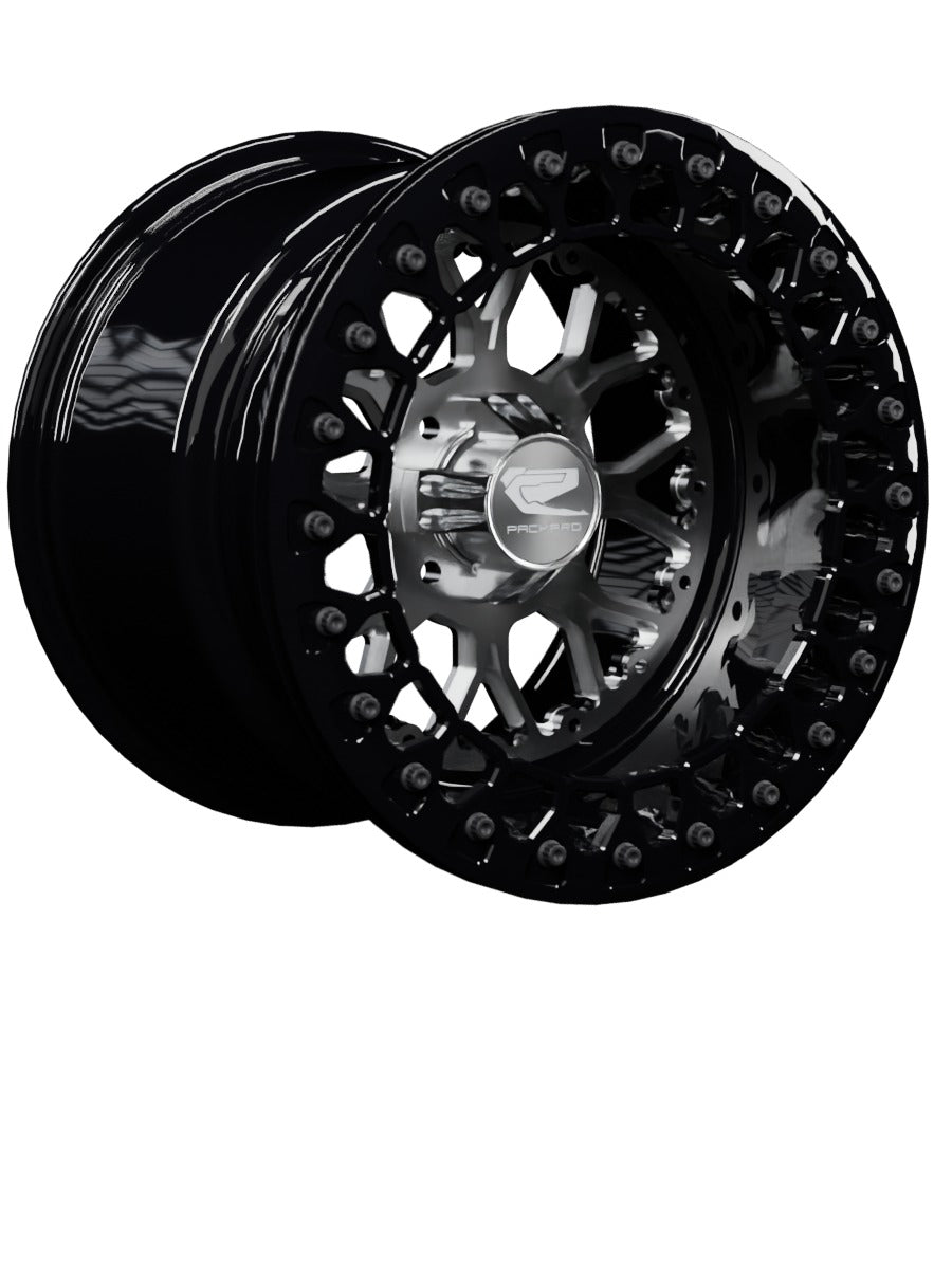Wishbone - FF Forged Beadlock - Silver 4x110 - 15x11 | 4x110 / Gloss Black V.3 / Yes