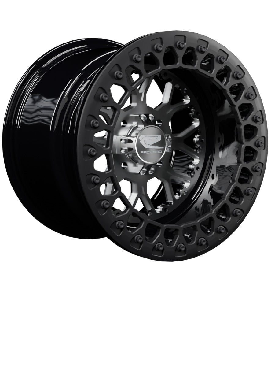 Wishbone - FF Forged Beadlock - Silver 4x110 - 15x11 | 4x110 / Satin Black V.3 / No