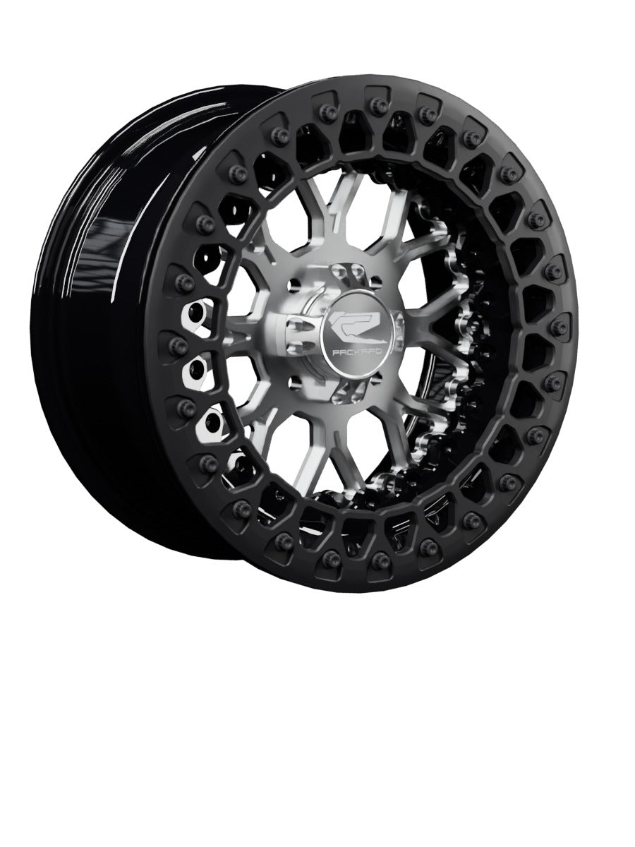 Wishbone - FF Forged Beadlock - Silver 4x110 - 15x7 | 4x110 / Satin Black V.3 / No