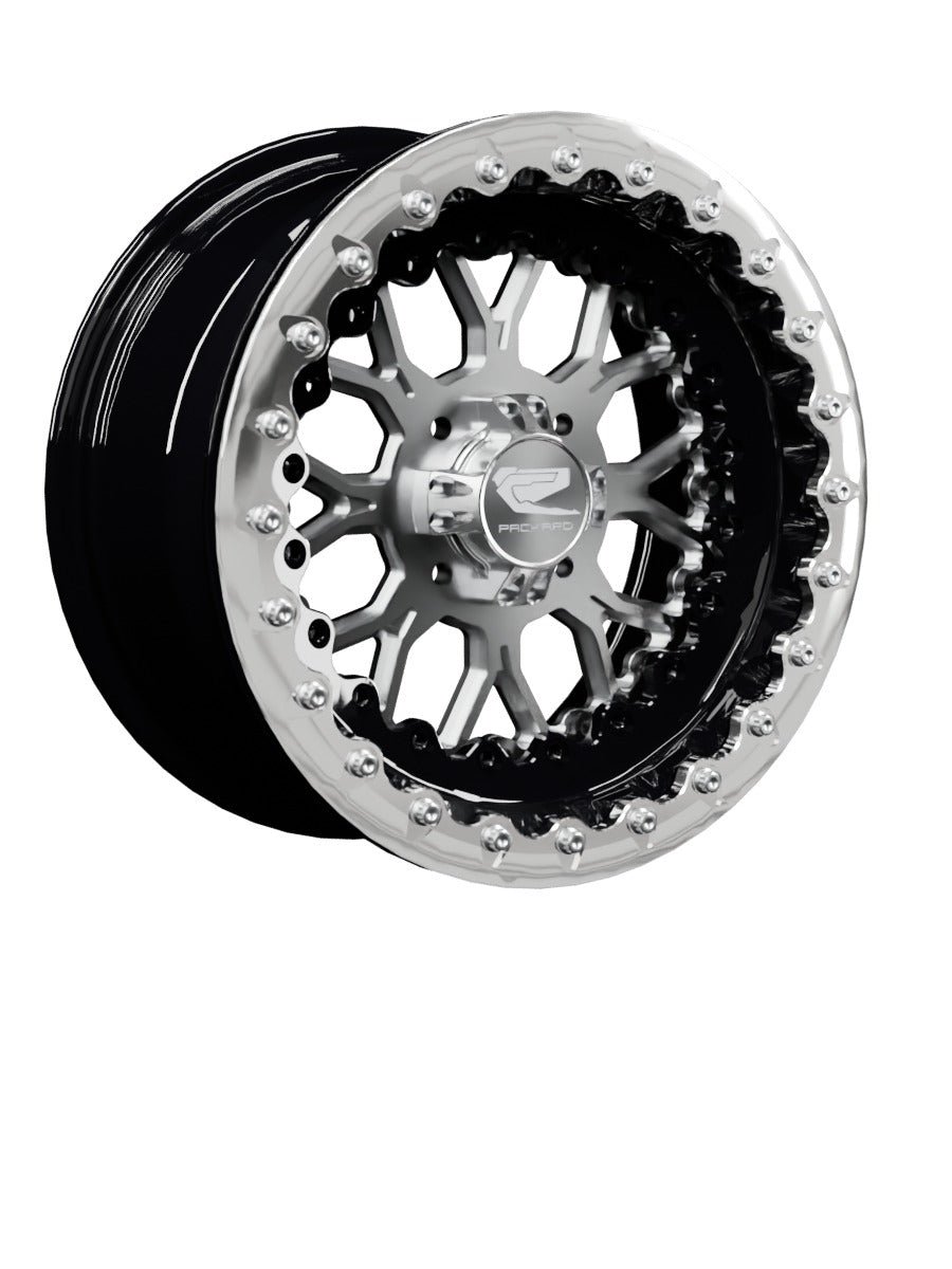 Wishbone - FF Forged Beadlock - Silver 4x110 - 15x7 | 4x110 / Polished V.1 / No