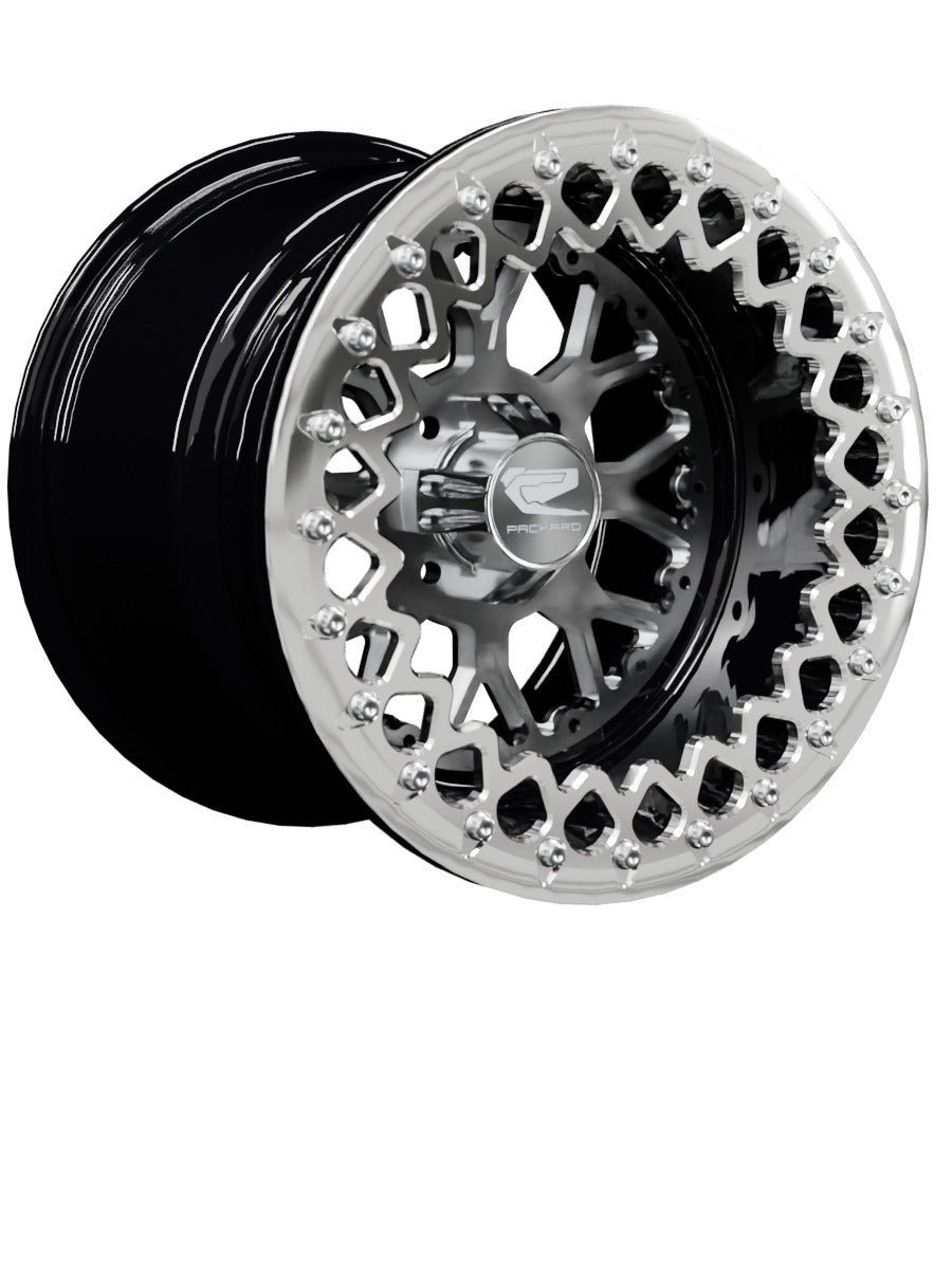 Wishbone - FF Forged Beadlock - Silver 4x110 - 15x11 | 4x110 / Polished V.2 / Yes