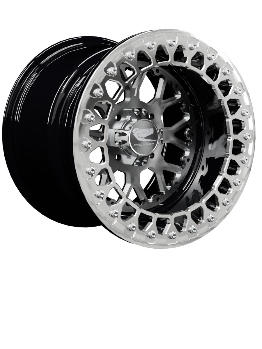 Wishbone - FF Forged Beadlock - Silver 4x110 - 15x11 | 4x110 / Polished V.3 / No