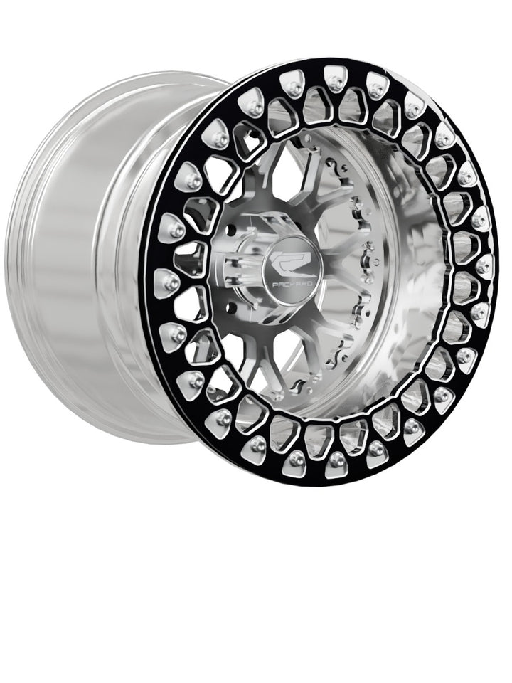 Wishbone - FF Forged Polished Beadlock - Silver 4x110 - 15x11 | 4x110 / Contrast Machined V.3 / Yes