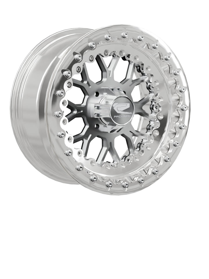 Wishbone - FF Forged Polished Beadlock - Silver 4x110 - 15x7 | 4x110 / Polished V.1 / Yes