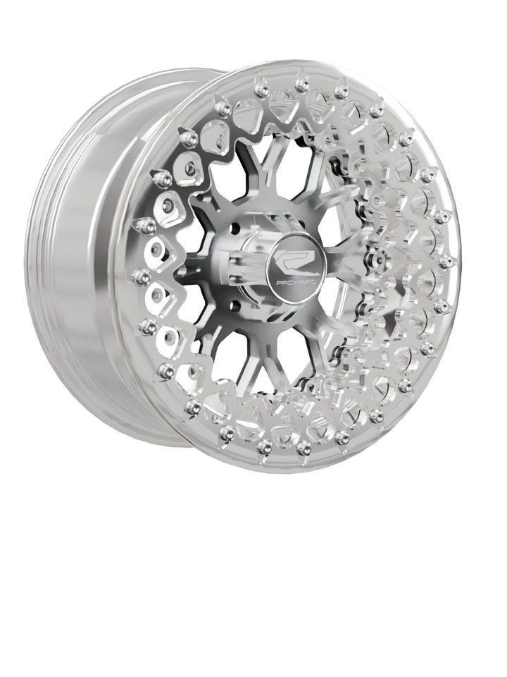 Wishbone - FF Forged Polished Beadlock - Silver 4x110 - 15x7 | 4x110 / Polished V.2 / Yes