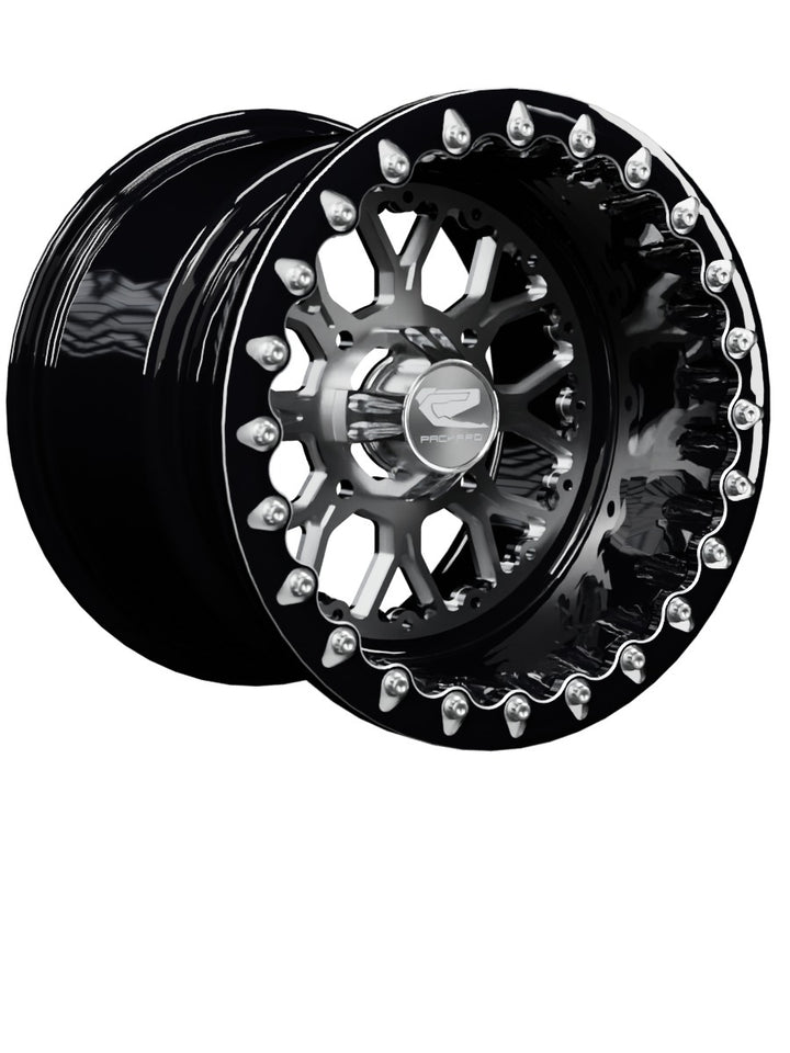 Wishbone - FF Forged Beadlock - Silver - 15x11 | 4x136 / Contrast Machined V.1 / Yes