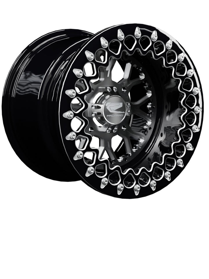 Wishbone - FF Forged Beadlock - Silver - 15x11 | 4x136 / Contrast Machined V.2 / No