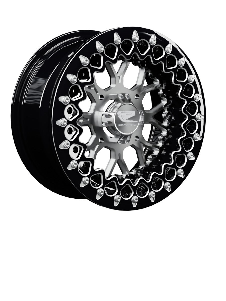 Wishbone - FF Forged Beadlock - Silver - 15x7 | 4x136 / Contrast Machined V.2 / No