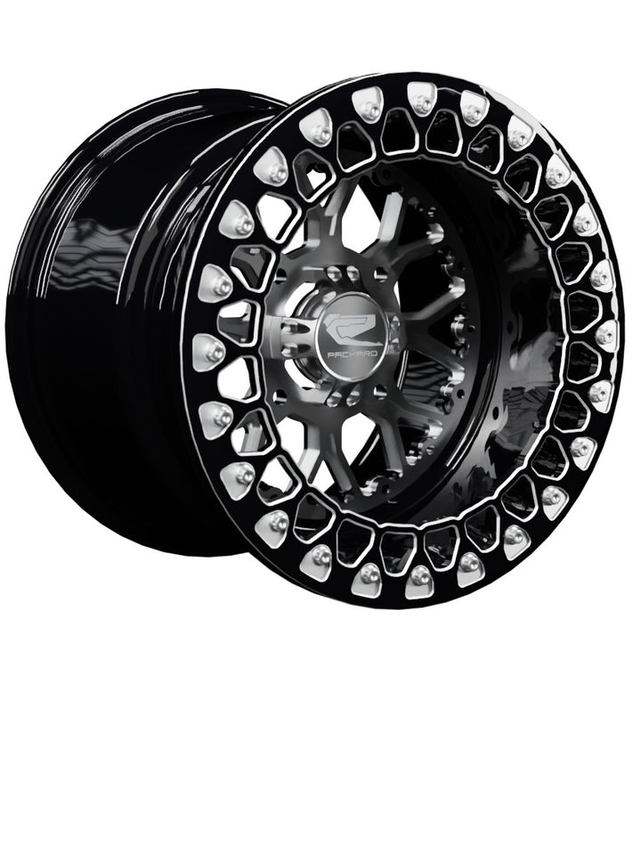 Wishbone - FF Forged Beadlock - Silver - 15x11 | 4x136 / Contrast Machined V.3 / No