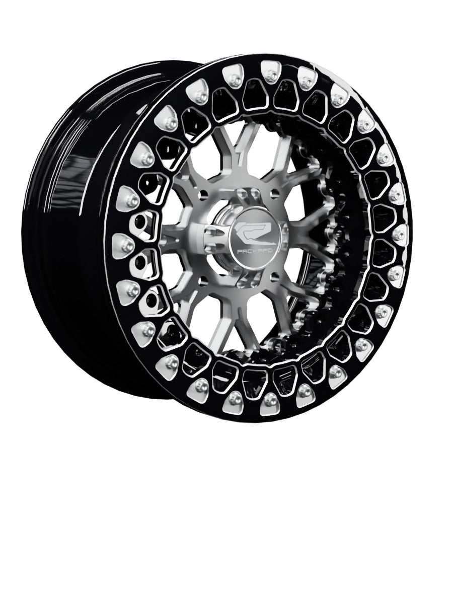 Wishbone - FF Forged Beadlock - Silver - 15x7 | 4x136 / Contrast Machined V.3 / No