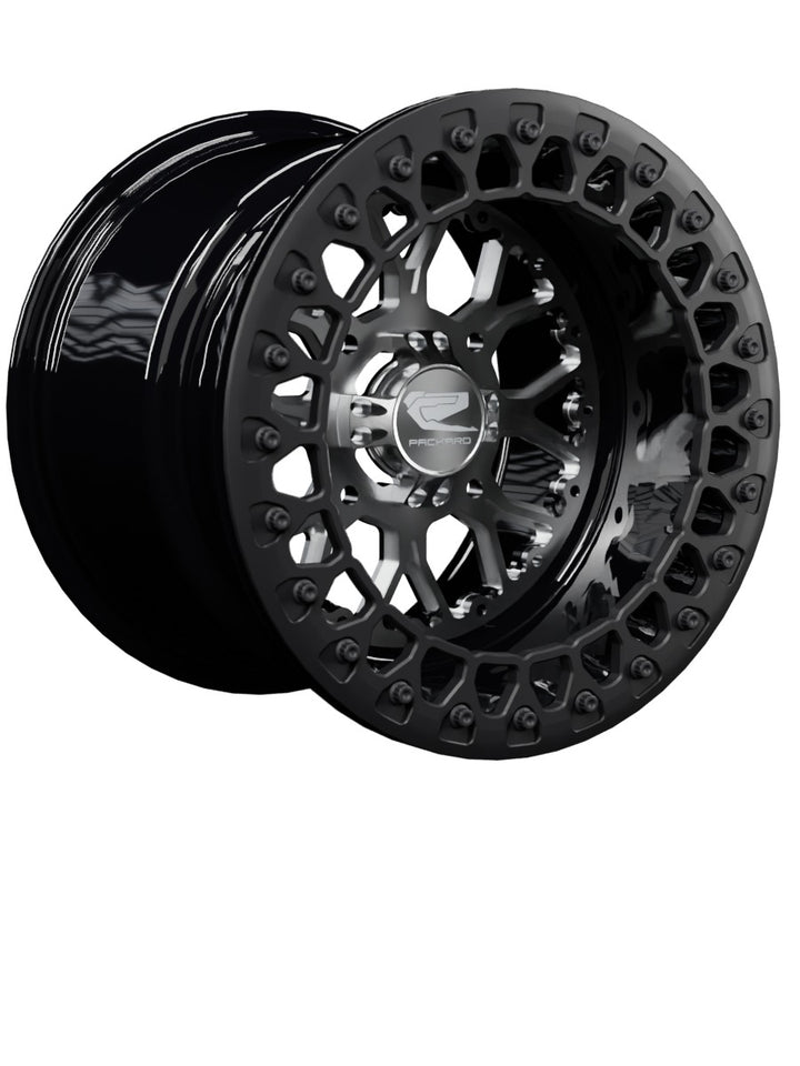 Wishbone - FF Forged Beadlock - Silver - 15x11 | 4x136 / Satin Black V.3 / No