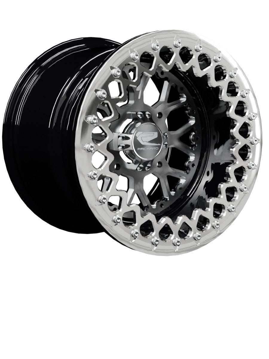 Wishbone - FF Forged Beadlock - Silver - 15x11 | 4x136 / Polished V.2 / No