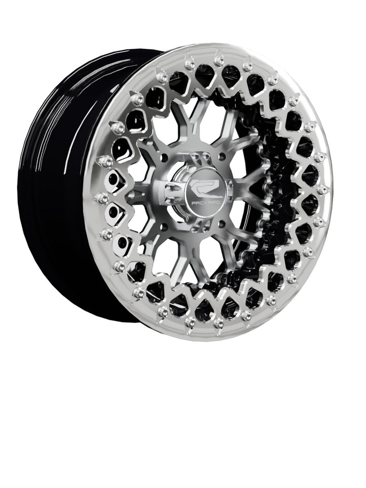 Wishbone - FF Forged Beadlock - Silver - 15x7 | 4x136 / Polished V.2 / No