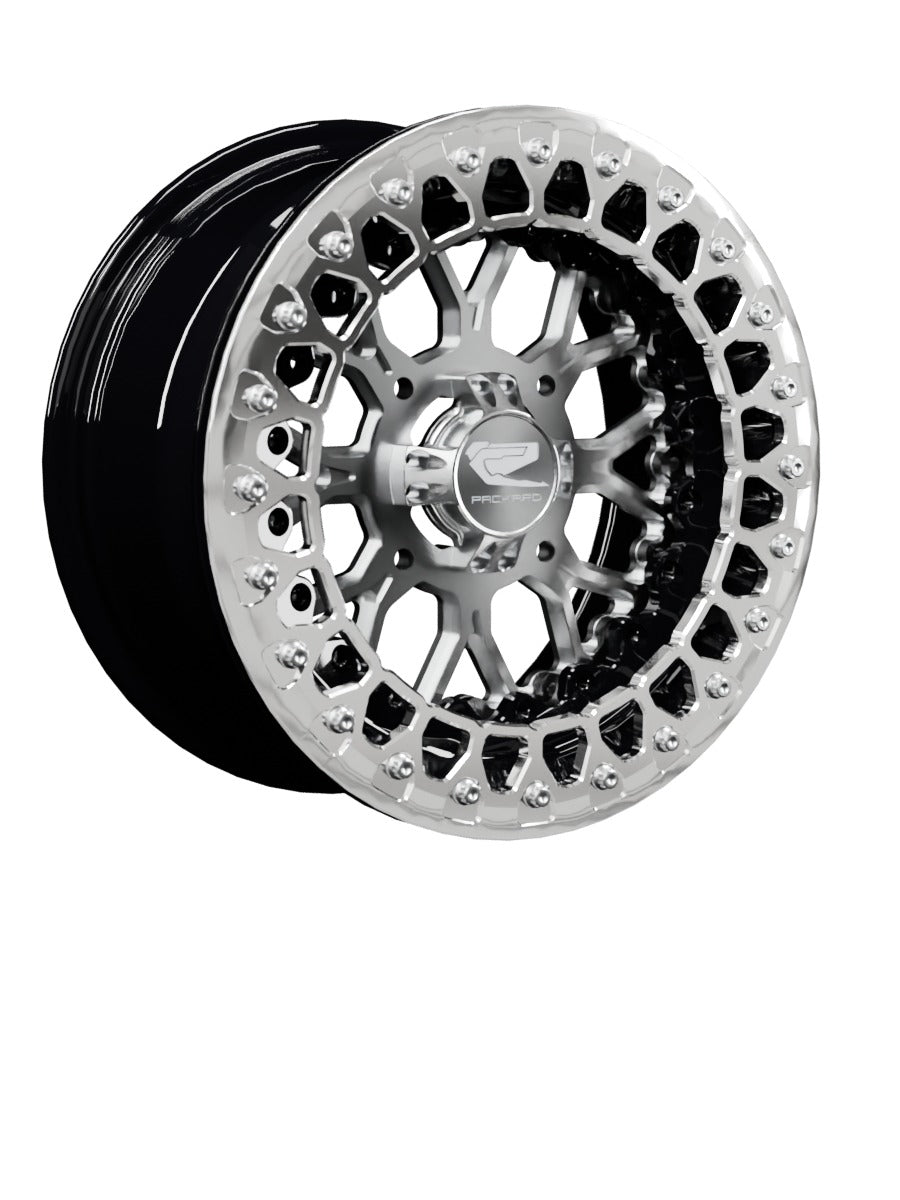 Wishbone - FF Forged Beadlock - Silver - 15x7 | 4x136 / Polished V.3 / No